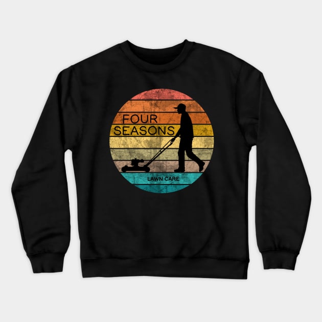 Four Seasons Total Landscaping Crewneck Sweatshirt by valentinahramov